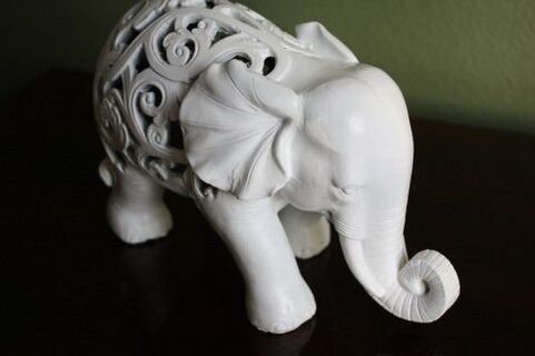 elephant sculpture as a talisman of good fortune